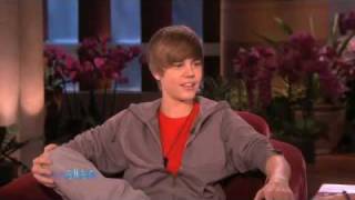 Justin Bieber on The Ellen DeGeneres Show 