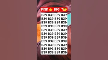 Find the odd number B93 #shorts #youtubeshorts #ytshorts #viral #oddoneout