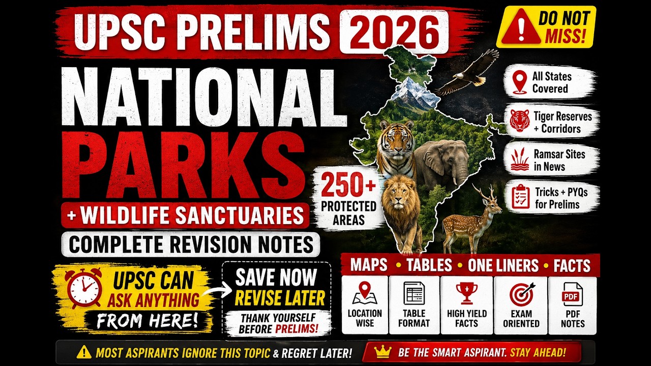 250 + Protected Areas Covered | *Most Important SOURCE* for Environment ...