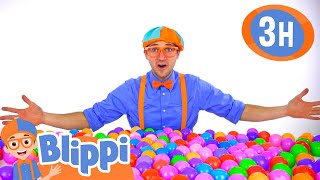 Learn Colors with Colorballs and Machines | Blippi - Kids Playground | Educational Videos for Kids