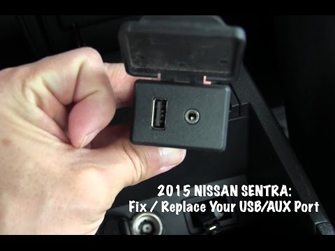 Installing/Fixing USB AUX Port for the 2015 Nissan Sentra