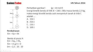 Pembahasan soal un ipa smp 2016 dengan materi energi