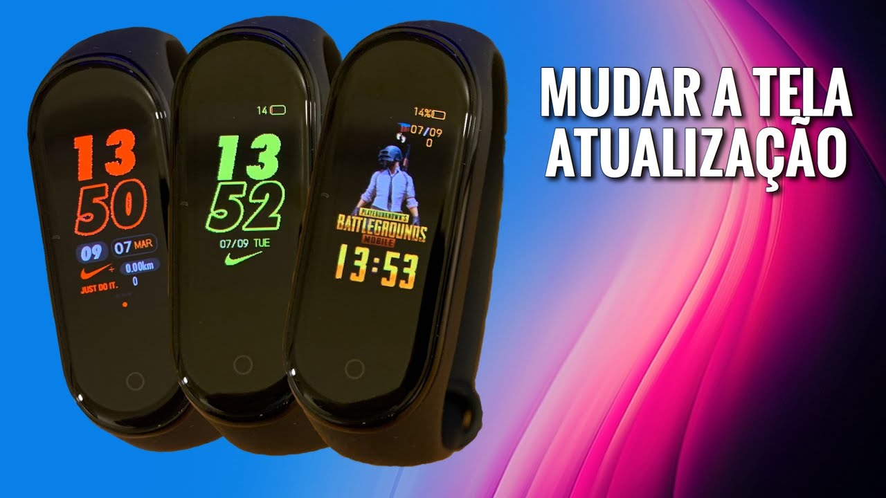 tamanho tela mi band 4