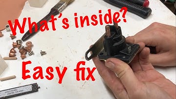 How to repair a 12v mower solenoid diy lawn tractor fix