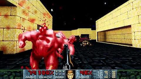 Classic DooM - Dark Atmosphere wad 1 [TNT Evilution] [Egypt Theme] Part 2 [Oblige Level Generator]