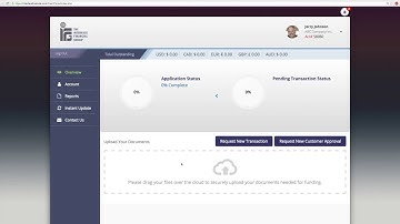 Interface Financial Client Portal First Login and Overview