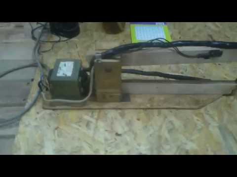 Точечная сварка из трансформатора микроволновки.