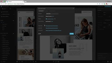 Site & Design Settings - Customize Vanity URL
