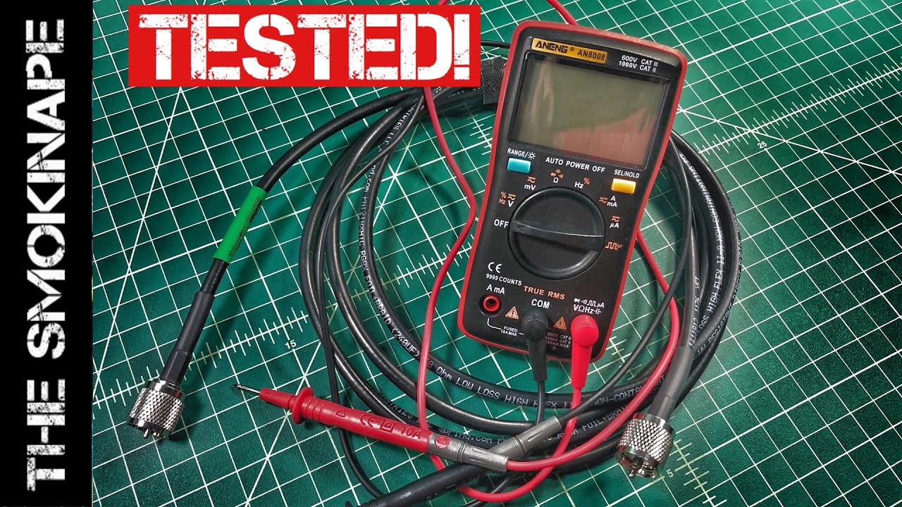 How To Test Coaxial Cable With A Multimeter Thesmokinape Youtube