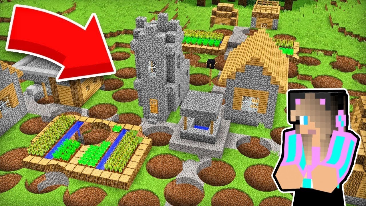 ΓΙΑΤΙ ΤΟ ΧΩΡΙΟ ΜΑΣ ΕΧΕΙ ΤΟΣΕΣ ΠΟΛΛΕΣ ΤΡΥΠΕΣ ΣΤΟ MINECRAFT