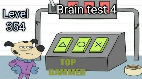 brain test 4 level 354 gameplay walkthrough Solution
