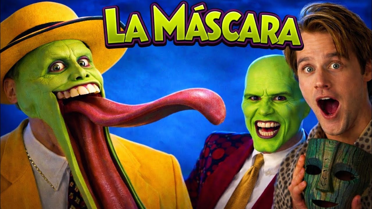 Este hombre se convirtió en un monstruo verde imparable🟢🎭 (la Mascara)🔥#movie #paranormal #netflix 