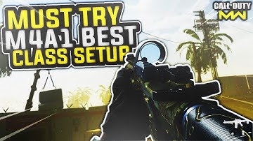 MUST TRY M4A1 BEST CLASS SETUP IN MODERN WARFARE! - Modern Warfare M4A1 Best Class Setup! (COD MW)