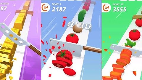 Perfect Slice Live Gameplay - Satisfying Cuts & Smooth ASMR