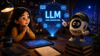LLM Explained in 3 Minutes! | YNKO AI Talks for Kids & Beginners