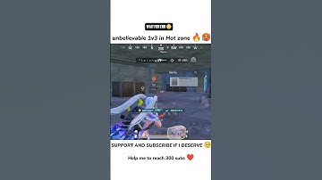 Unbelievable 1v3 🥶 in Hot Zone 🔥🥵