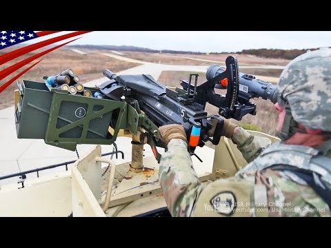 Mk19 Grenade Machine Gun & M320 Grenade Launcher Fires 