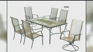 Swivel patio chairs sold at Home Depot recalled for fall hazard