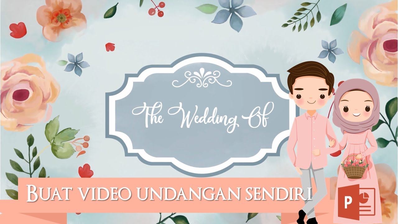 Buat Video Undangan Pernikahan Digital Dengan Powerpoint Gratis Template Kosong Wedding Invitation Youtube