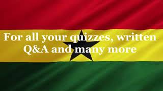 Ghana National Anthem With All Three Stanzas And Words Or S