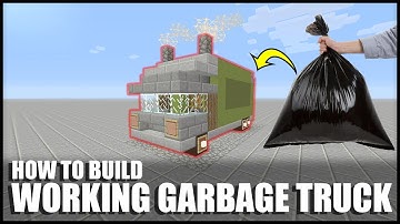 How to Make a Working Garbage Truck in Minecraft