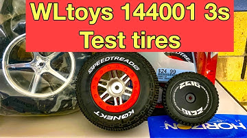 WLtoys 144001 3s test setup