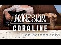 Måneskin - CORALINE | Guitar cover w/play-along tabs + download