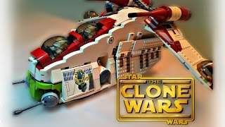 LEGO Star Wars The Clone Wars - Republic Attack Gunship (7676) - Review + Upgrade