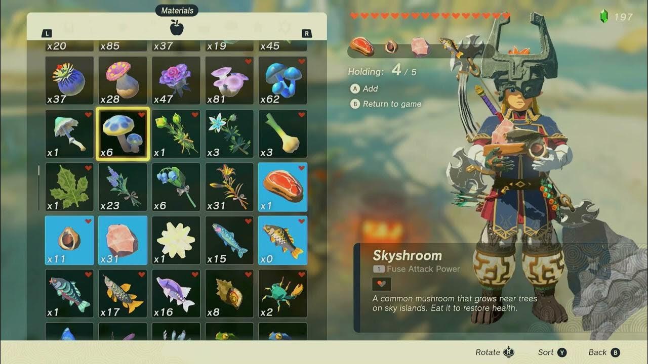 Recipe Mighty SaltGrilled Meat H5.5 AU+1x3.5 The Legend of Zelda