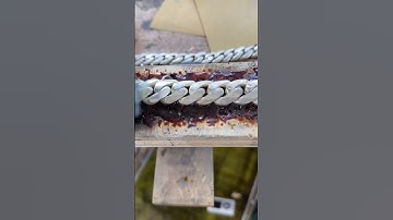 Made a custom 20mm Cuban link chain from 3D print, casting, pre polish, soldering and final polish