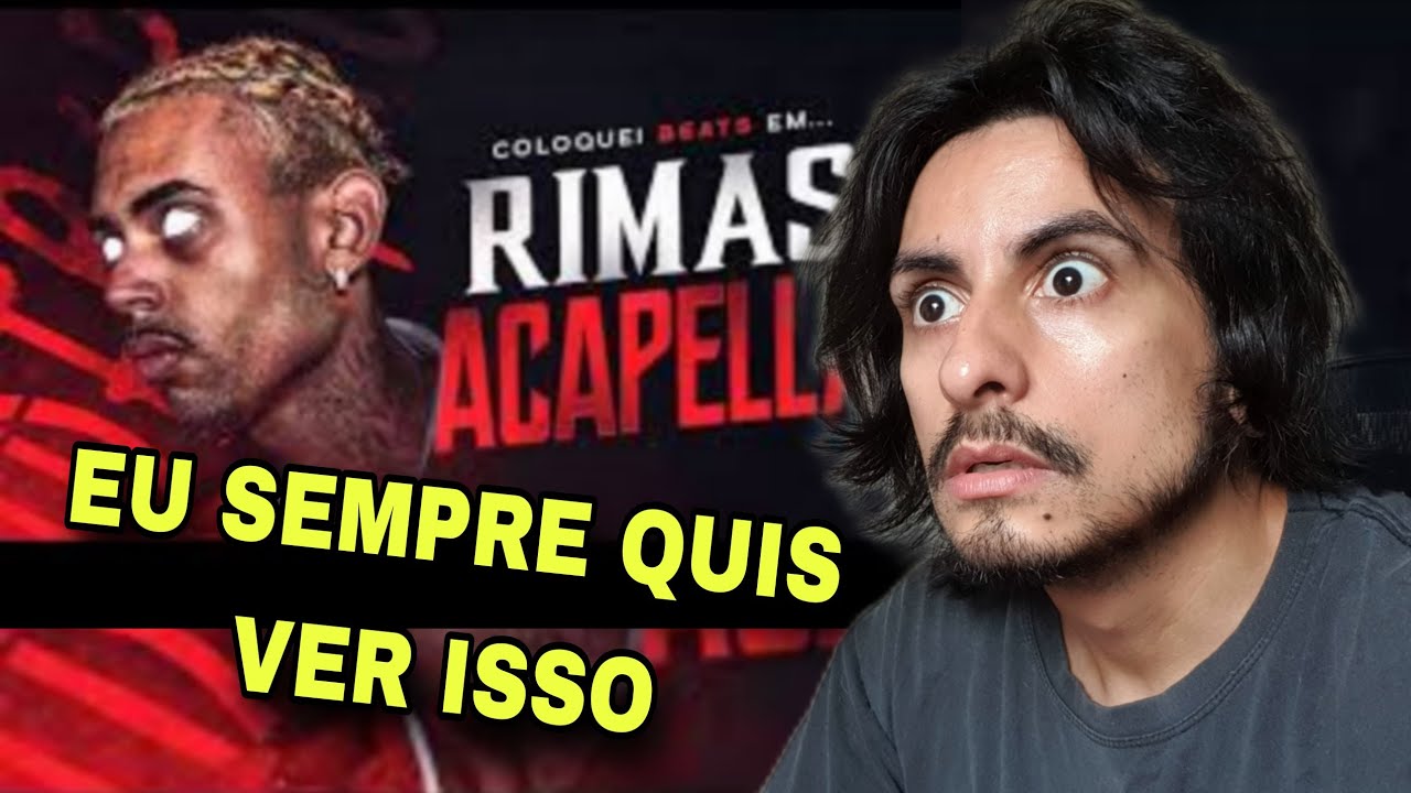 COLOCANDO BEATS EM RIMAS a CAPELLA! - Rapper de Direita reage - YouTube