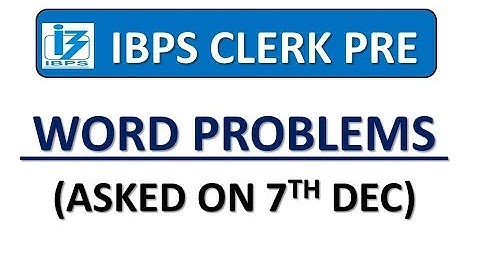 Arithmetic Questions Asked In IBPS CLERK PRE 2019 || MEMORY BASED QUESTIONS