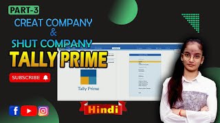 TallyPrime: How to Create Company | New Company Creation| Create Company in Tally Prime in Hindi