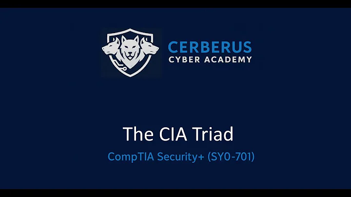 The CIA Triad Explained in 2 Minutes – CompTIA Security+ (SY0-701)