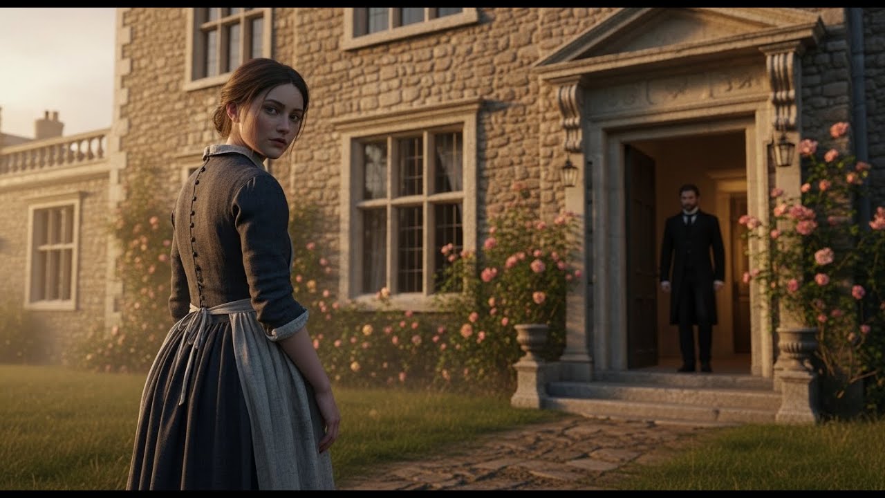 Forçada a trabalhar na casa de um Barão viúvo cruel…ela acabou encontrando o amor onde menos...