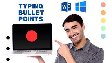 How to Insert or Type Bullet Point Symbol on Keyboard (in Word & on Windows)