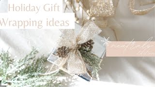Holiday Gift Wrapping Ideas: Soft Neutral Tones Edition 🤍 screenshot 1