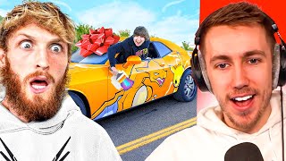 Miniminter Reacts To Building Logan Paul A Custom Car