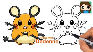 How to Draw Dedenne | Pokemon