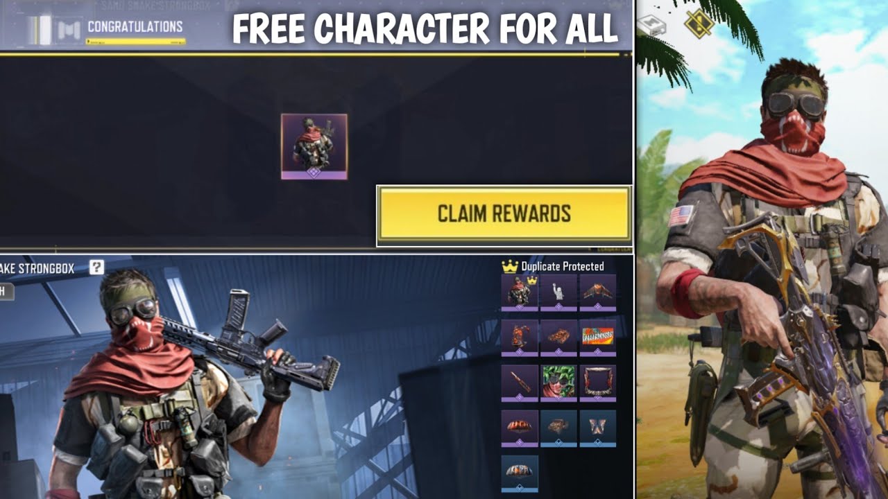 *FREE* How To Get Unlock Free Woods Sand Snake Character Skin | Free Sand Snake Strongbox Codm 2024