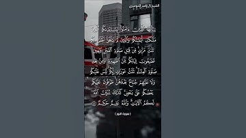 سورة النور من  آية 58 إلى آية 59 بصوت الشيخ ياسر الدوسري♥♥