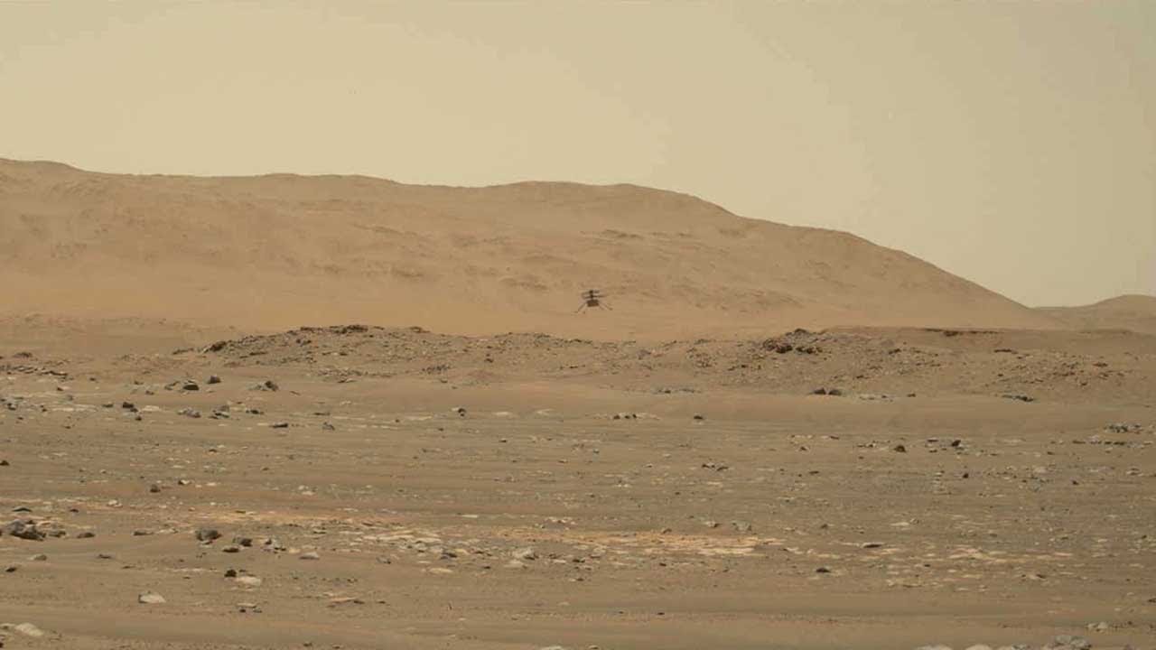 Марсоход Perseverance записал звуки вертолета Ingenuity. Звуки марсианского вертолета Ingenuity. Фото.