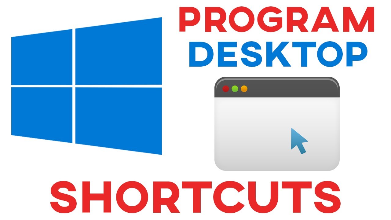 Windows | How to Create Program Shortcut on Desktop? - YouTube