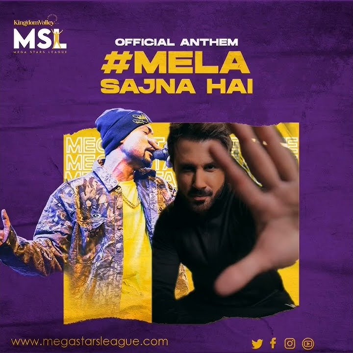 Mela Sajna hai MSL anthem official audio Bohemia x Mustafa Zahid #bohemia #MSL #kalidenalimusic