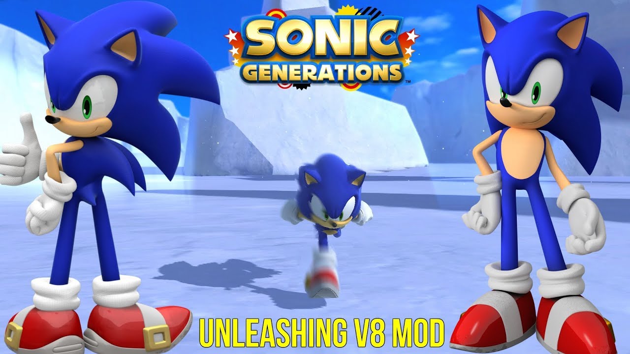 Sonic Generations Unleashing V8 Mod [4K 60fps]