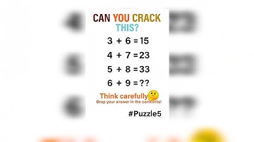 ​🤯 Title: Viral Math Puzzle Challenge! 🇨🇭🇳🇴🇨🇦🇫🇷🇩🇪🇬🇧🇺🇸 Can YOU Solve 6+9=45Brain Teaser IQ Test!