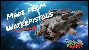 How to turn water pistols into a Star Wars spaceship.