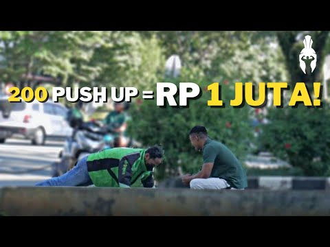 Nyuruh Orang PUSHUP DAPAT UANG ! | TUKANG PARKIR KUAT PUSHUP?