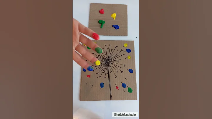 EASY FINGER PAINTING IDEA FOR KIDS / Kid Arts / DIY CRAFTS- Preschool Activities