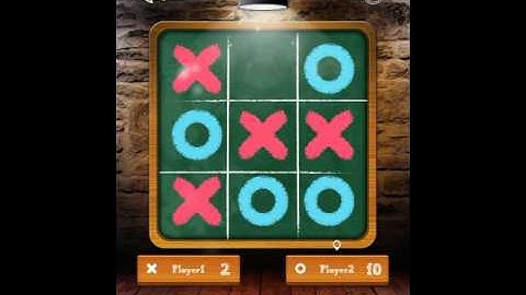 Tic Tac Toe Free Glow - 2 Player Online Multiplayer Board Game iOS Gameplay